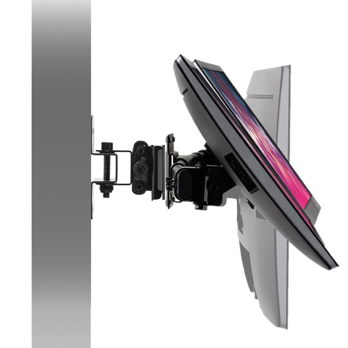 Rack Soporte Doble de Pared para 2 Monitores de 13 a 27 Pulg