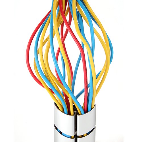 Vertebra Flexible Para Organizar Cables de Escritorio / Altura Max 73cm