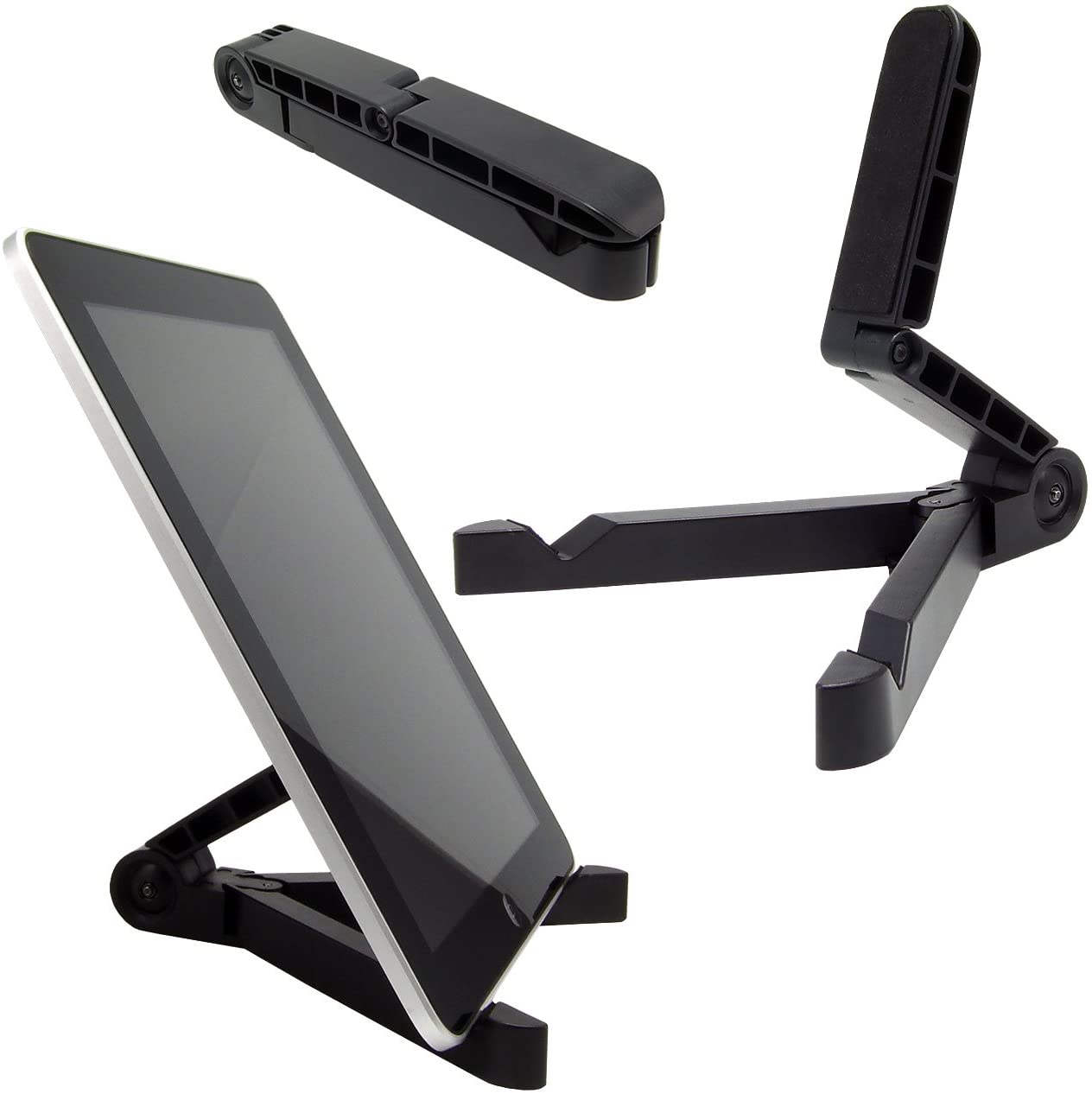 Soporte Plegable para Tablet 7 a 12 Pulg / Diseño portatil para uso en escritorio, avión, cocina, mesa