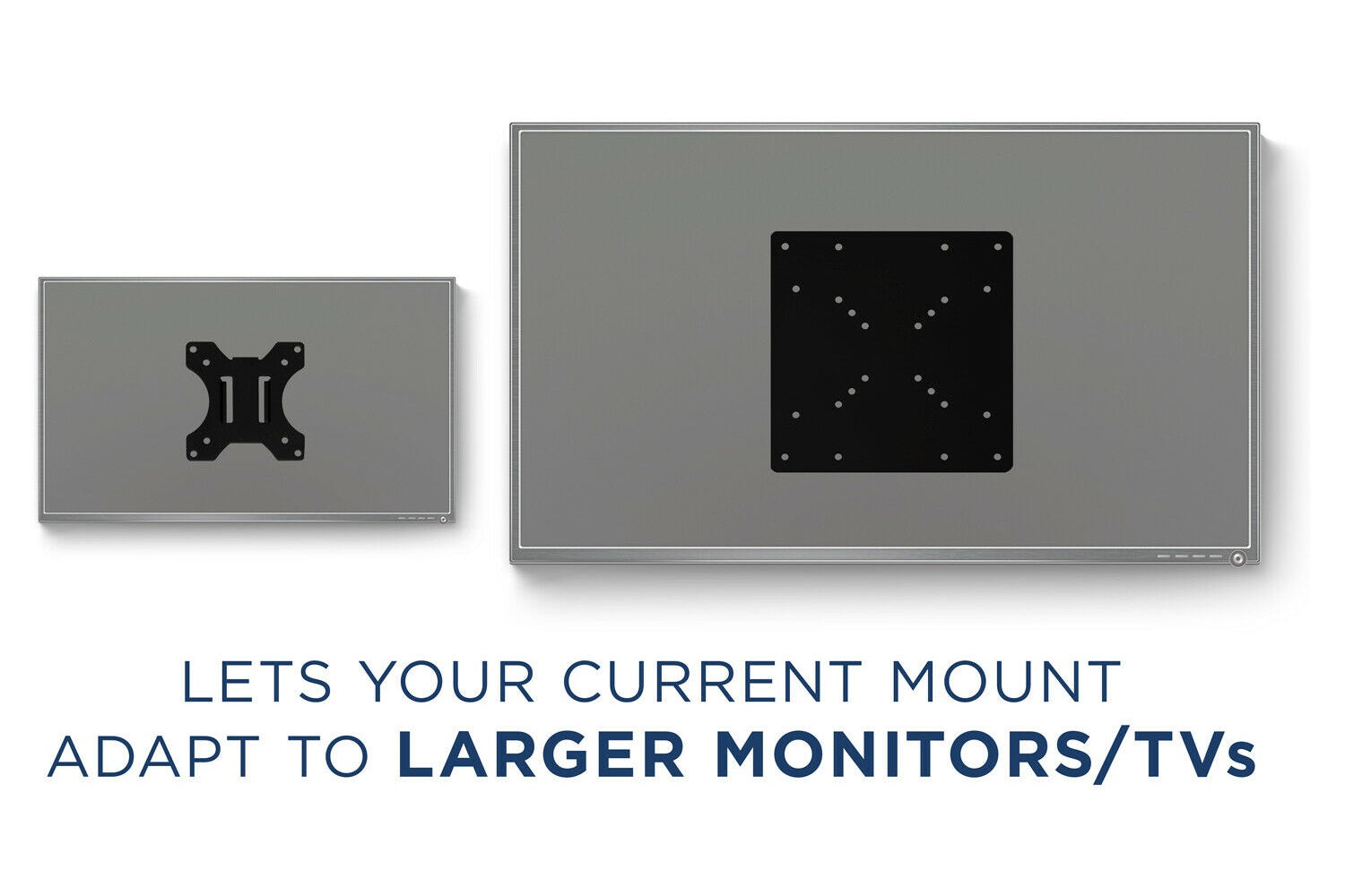 Adaptador Extensión VESA Max 200x200mm para TV y Monitores de 23 a 42 Pulg