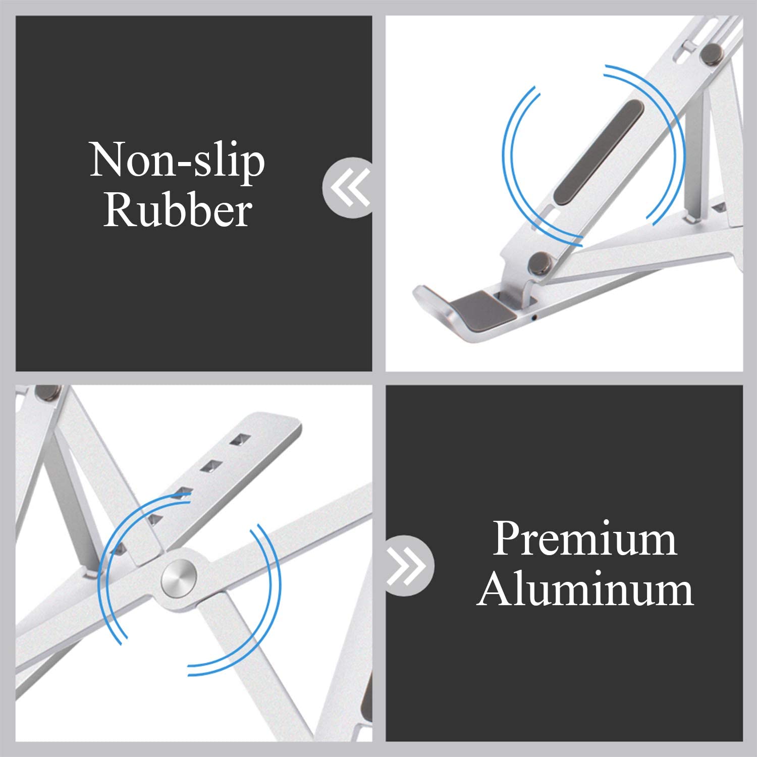 Soporte Portátil Plegable De Aluminio Para Laptop iPad Mac