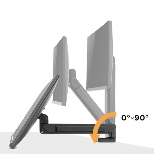 Rack Soporte de Escritorio para Monitor 17 a 32 Pulg / Wacom Cintiq 22 / 2 Puertos USB 3.0