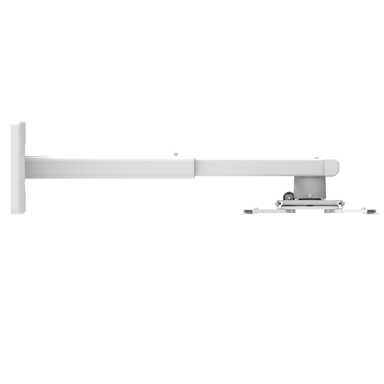 Rack Soporte para Proyector Tiro Corto para Pared / Brazos telescópicos ajustables 47 a 74cm