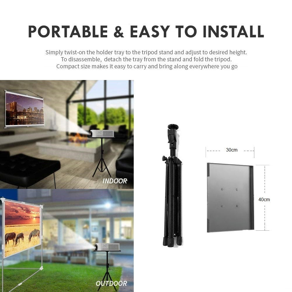 Pedestal Tripode para Proyector / Altura regulable 75 ~ 124CM