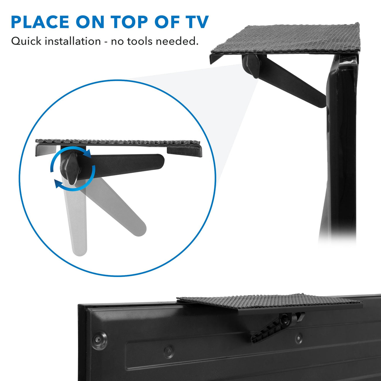 Soporte para decodificador de TV- Medida 60x12.7x3.9 cm