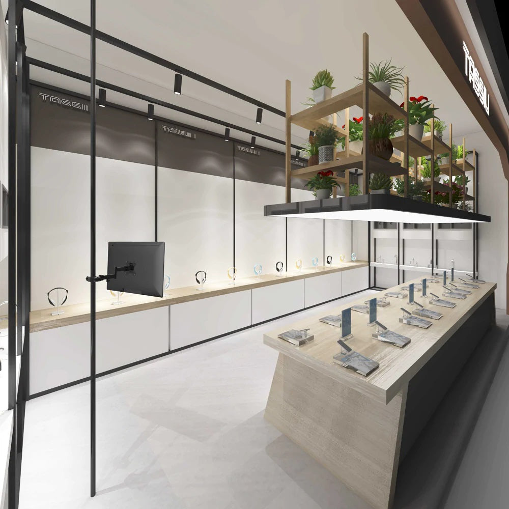 Brazo articulado Universal para Monitor 17 a 32 Pulg con Abrazadera para Montaje en Poste / Tubo Tubular Diámetro 2.8~6 cm