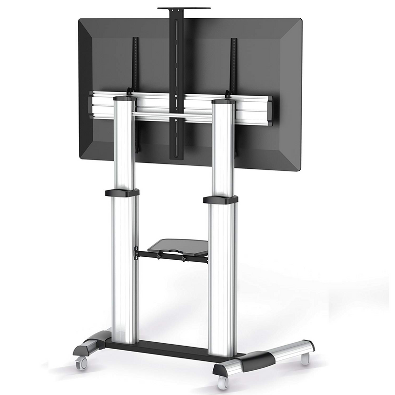Pedestal con Rueda para TV 60 a 100 Pulg / VESA Max 1000x600mm / Carga 100 kg