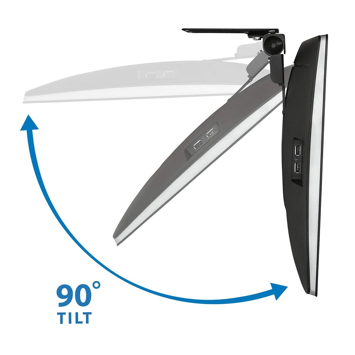 Rack Techo Plegable TV 13 a 23 Pulg / VESA MAx 10x10cm / Carga 8 kg