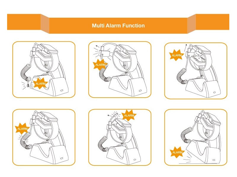 Soporte Antirrobo con Alarma de Seguridad para Reloj Smartwatch