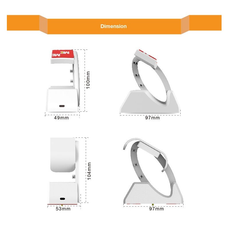 Soporte Antirrobo con Alarma de Seguridad para Reloj Smartwatch