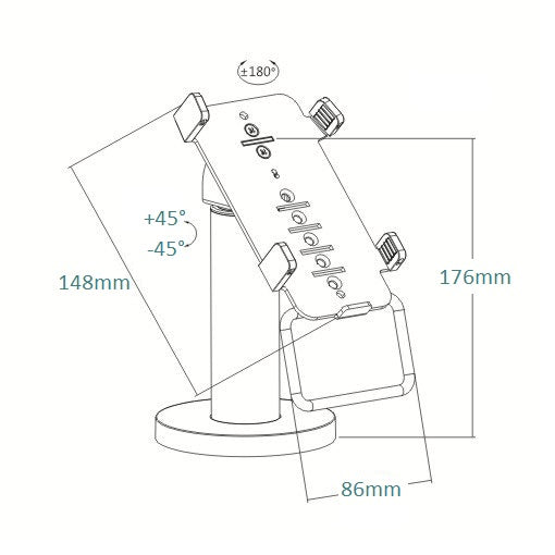 Soporte de Escritorio para POS VERIFONE® VX 810 / NIUBIZ FULL