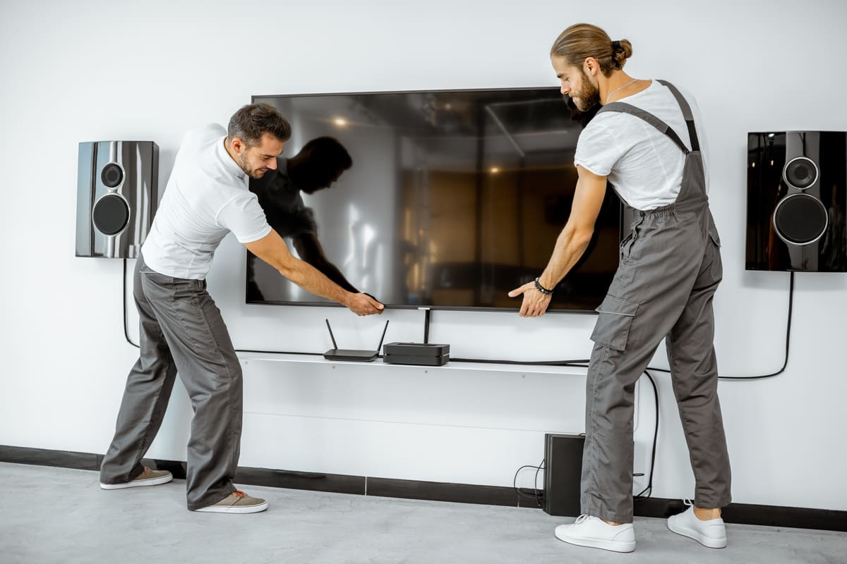 instalar un rack para TV