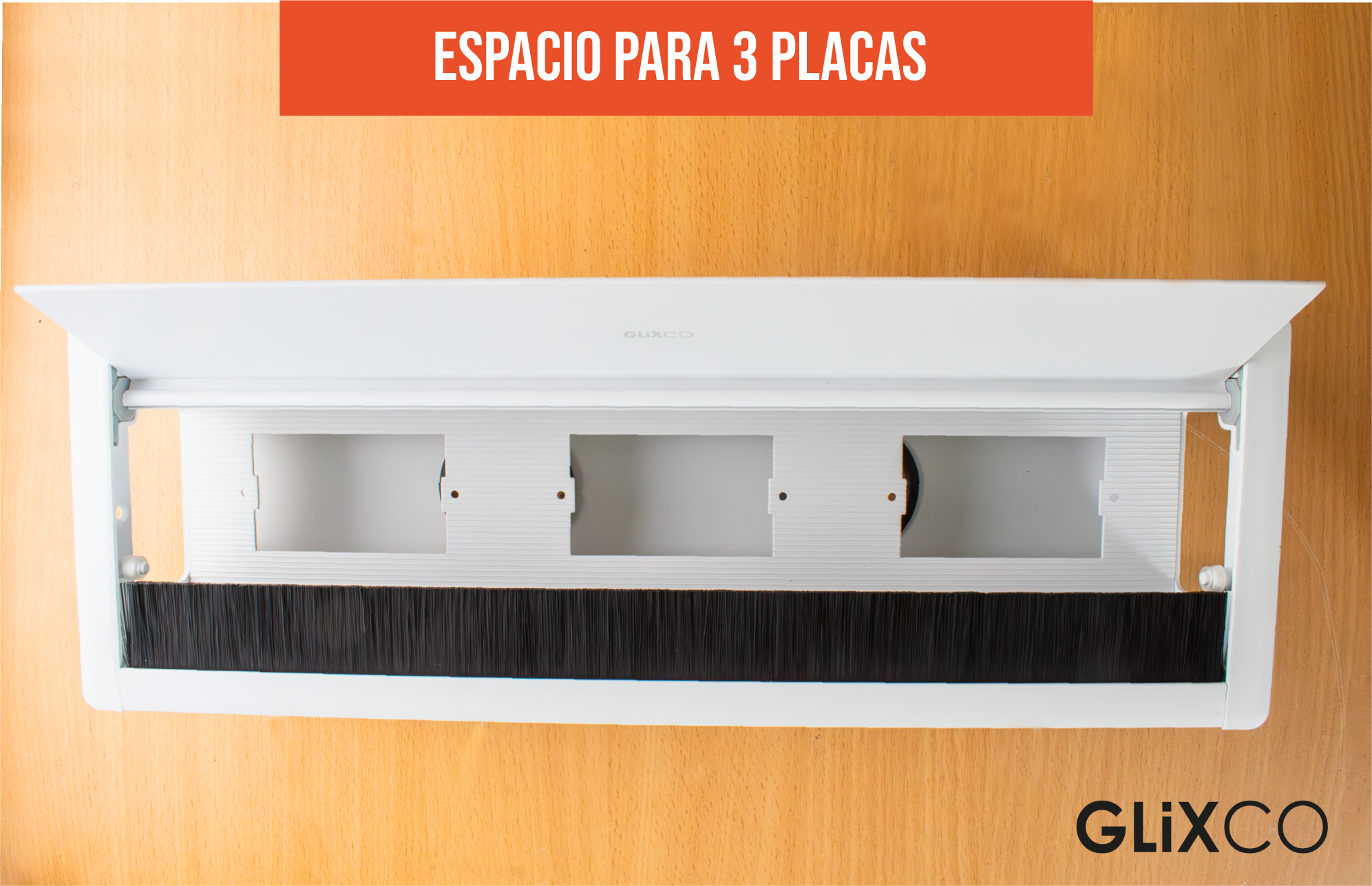 Caja de Conexion Triple con Tapa cables de Aluminio (Largo. 40 x Anch. 13.6 cm)