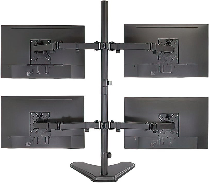 Rack Soporte con Base Para 4 Monitores 13 a 32 Pulg ( 2x2 )
