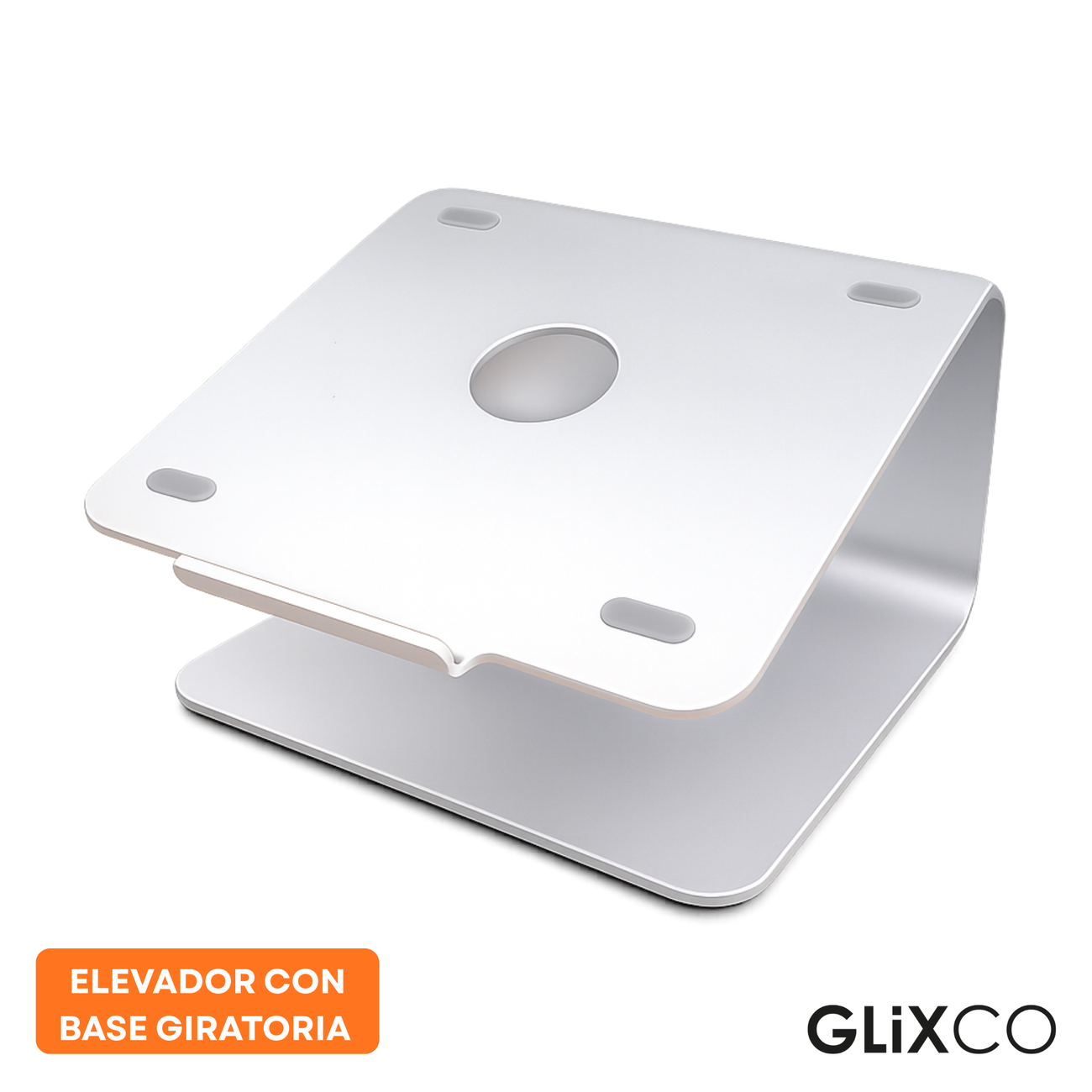 Elevador con Base Giratorio para Laptop 11 a 17 Pulg