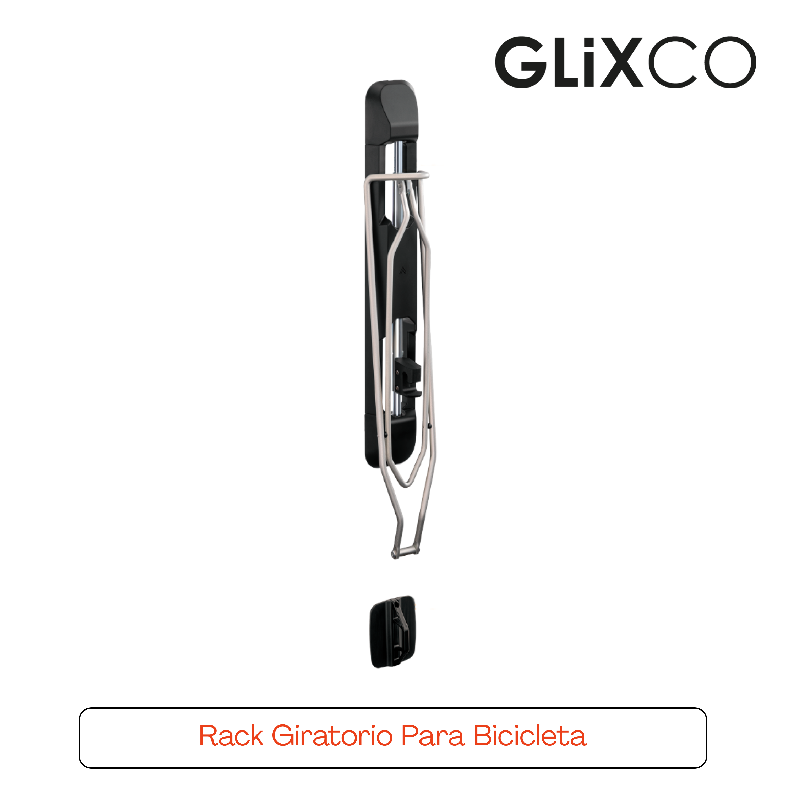 Rack Giratorio Para Bicicleta - No requiere cargar la bicicleta