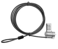 Cable de Seguridad para Laptop con Clave 4 dígitos / 2 Mt / Ranura Universal