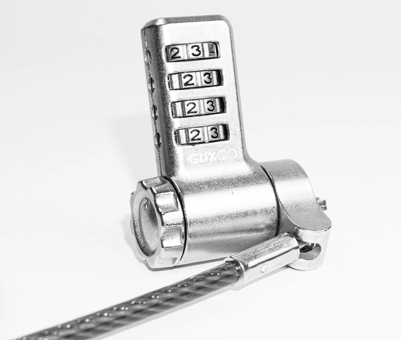 Cable de Seguridad para Laptop con Clave 4 dígitos / 2 Mt / Ranura Universal