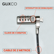 Cable de Seguridad para Laptop con Clave 4 dígitos / 2 Mt / Ranura Standard Kensington