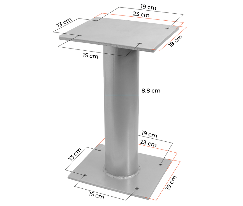 Extensión para Falso Techo / Diametro 8.8 cm