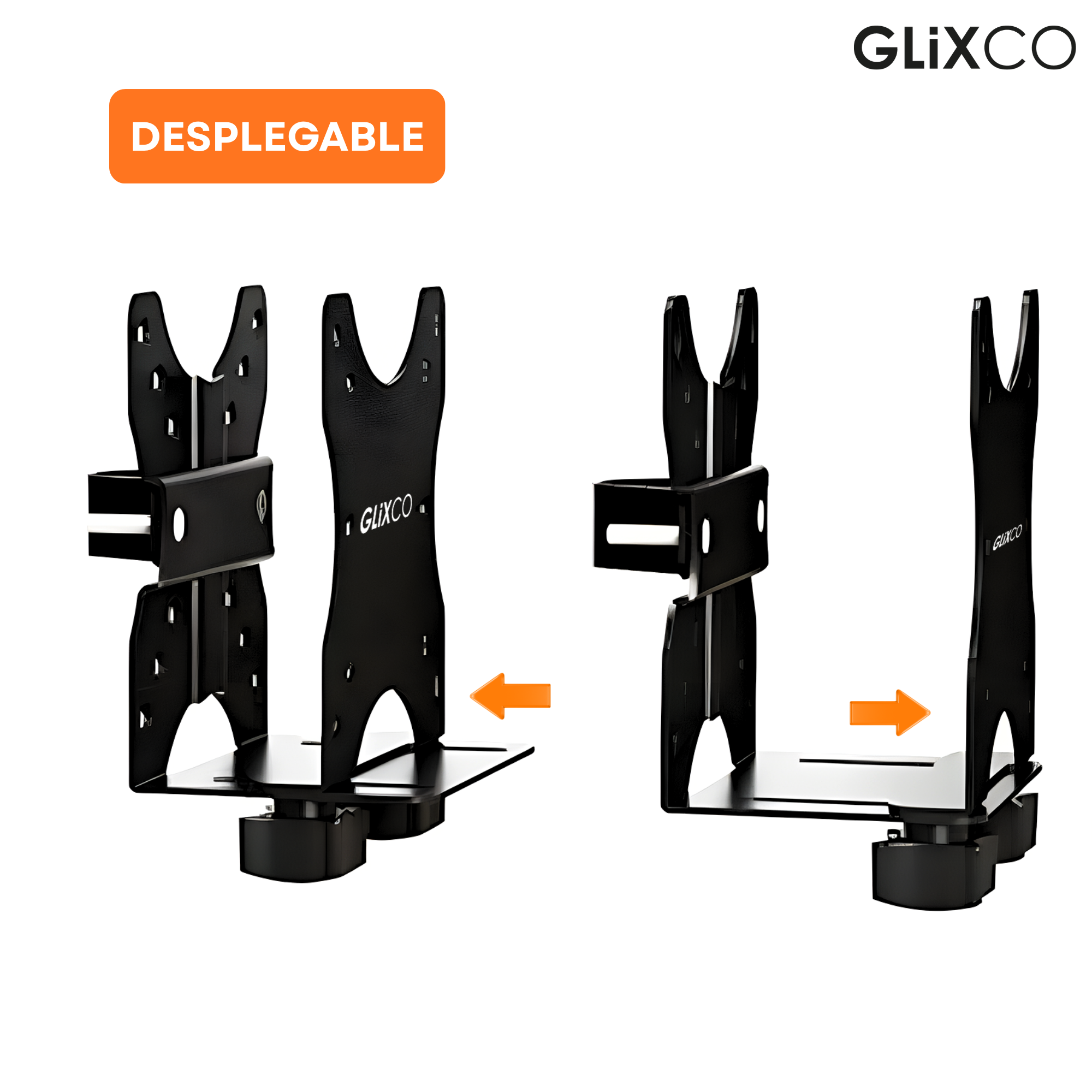 Soporte Universal para Mini PC/ CPU - Fijación Debajo de Escritorio, Poste Tubular y Rack