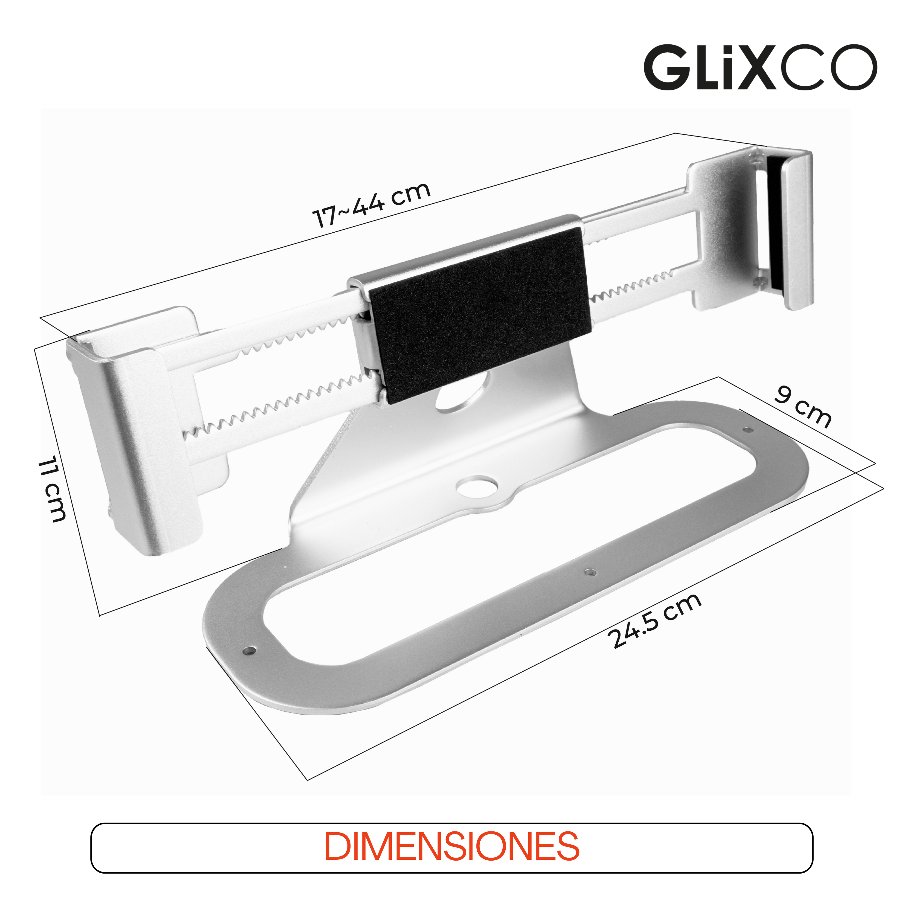 Soporte Base Anti-robo con Llave de Seguridad para Laptop