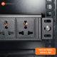 PDU Power Rack tomacorriente 8 tomas Nema 5-15R / Enchufe Nema 5-15P  / Cable 3Mt x 16AWG
