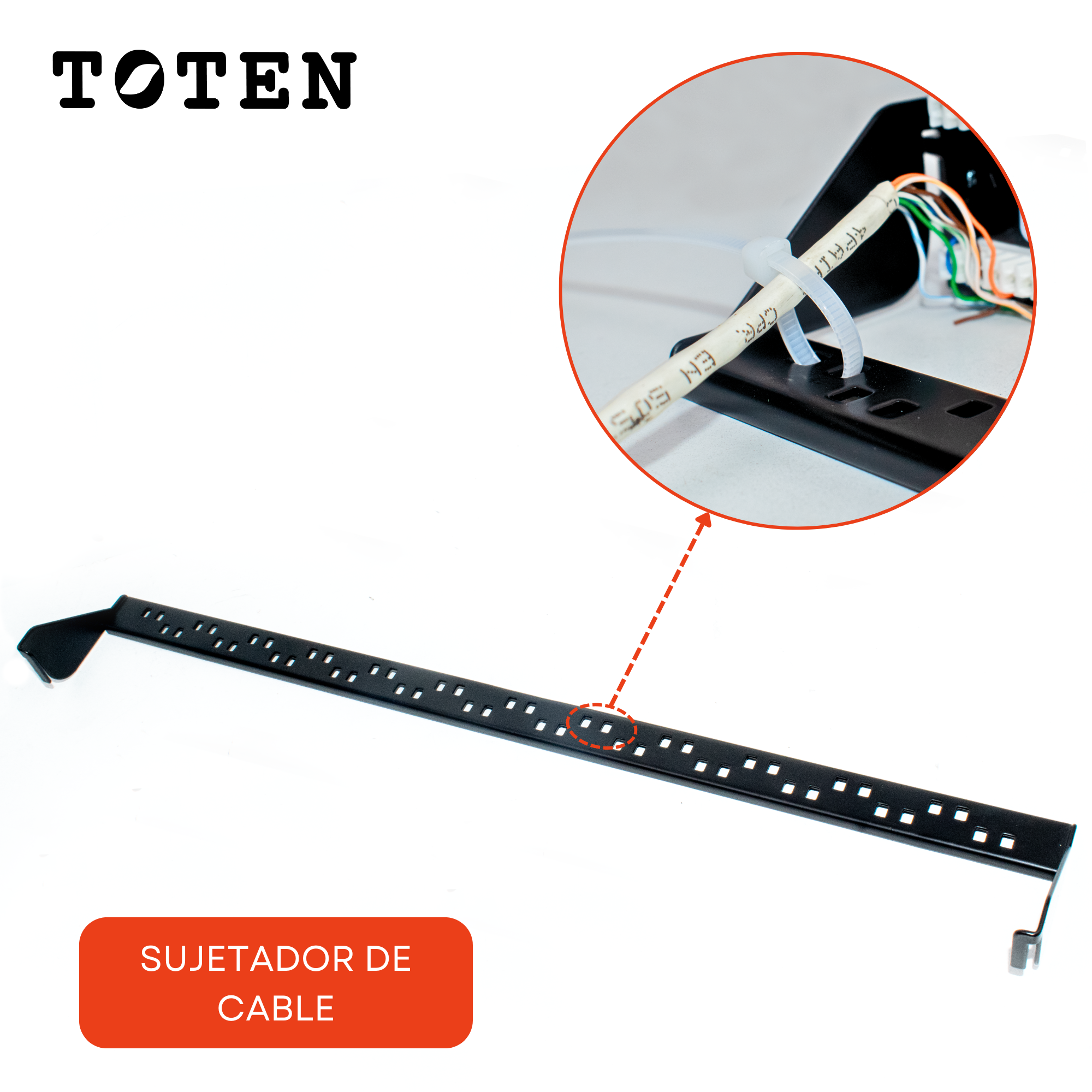 PATCH PANEL DE 24 PUERTOS RJ-45 CAT 6