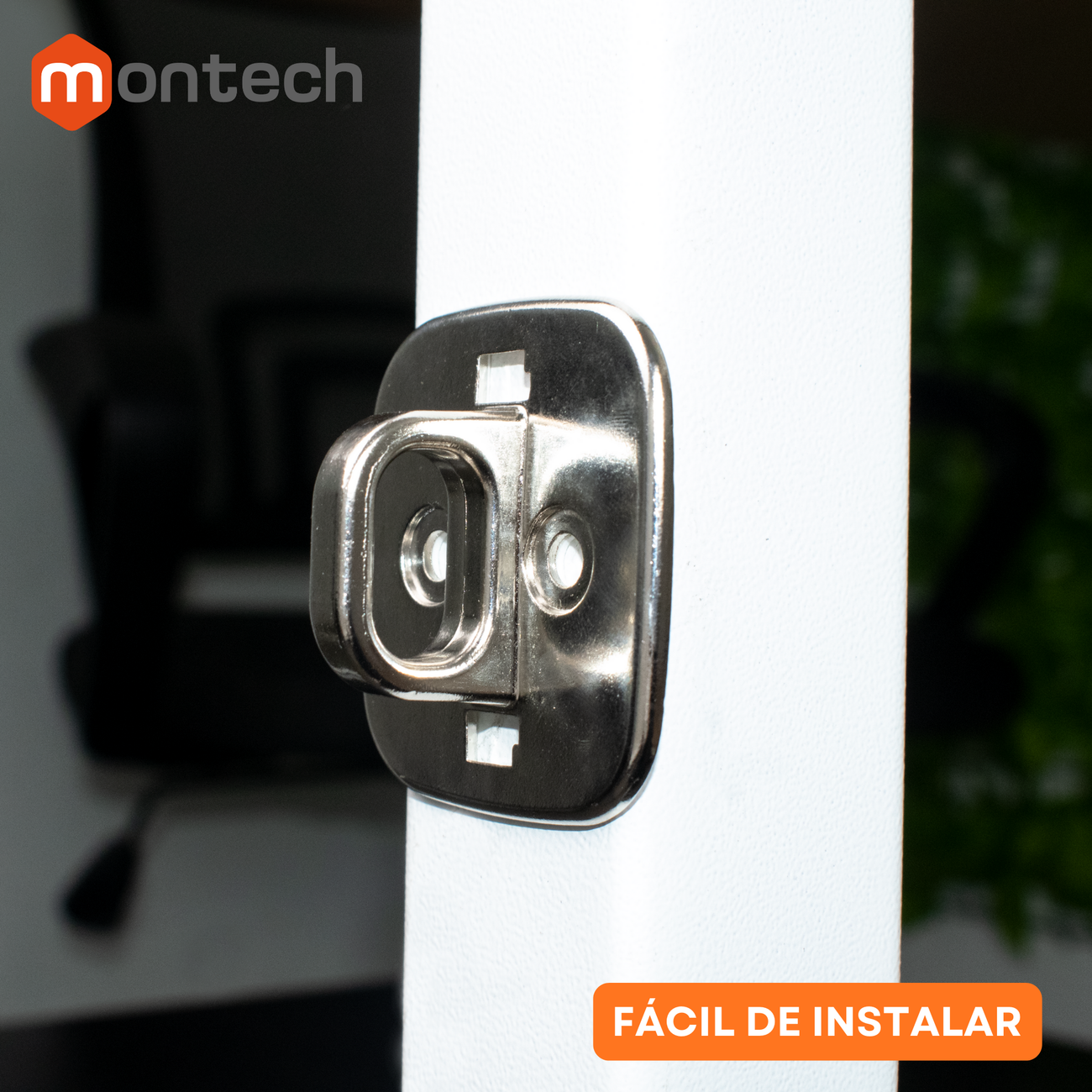 Placa Base con Anclaje para Cables de Seguridad