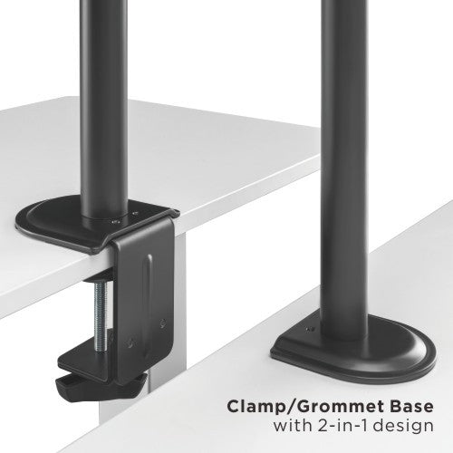 Rack Soporte Triple de Escritorio para 3 Monitores 13 a 24 Pulg
