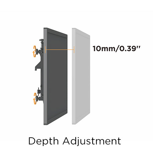 SOPORTE DE TECHO PARA VIDEOWALL DE 9 PANTALLAS DE 45 a 50 Pulg