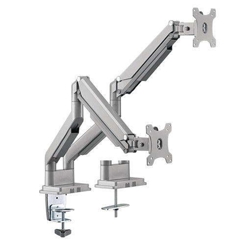 Rack Soporte Doble Brazo de Escritorio 2 Monitores 17 a 32 Pulg (Copia)