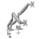 Rack Soporte Doble Brazo de Escritorio 2 Monitores 17 a 32 Pulg (Copia)