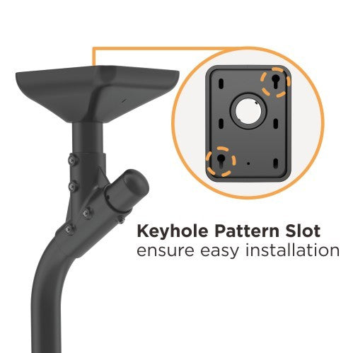 SOPORTE DE TECHO PARA VIDEOWALL DE 9 PANTALLAS DE 45 a 50 Pulg