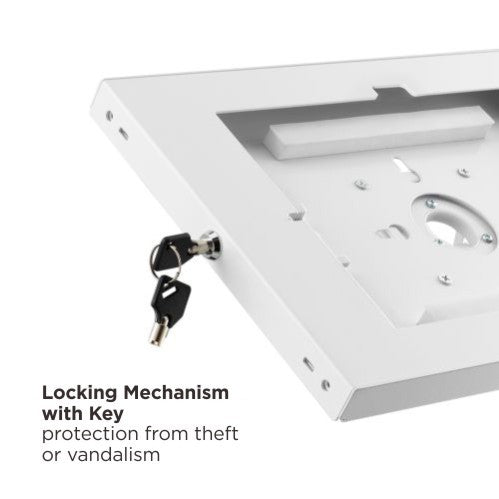 Pedestal Antirrobo con LLave para Tablet 9.7 a 11 Pulg / Bandeja Extraible / Enclosure Tablet