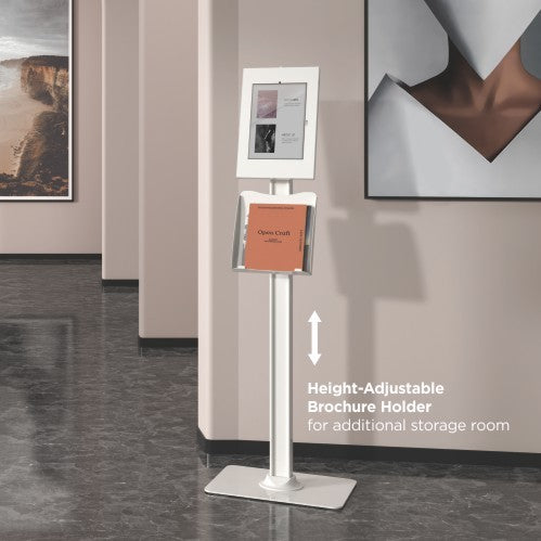 Pedestal Antirrobo con LLave para Tablet 9.7 a 11 Pulg / Bandeja Extraible / Enclosure Tablet