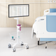 Carro médico con soporte para monitor