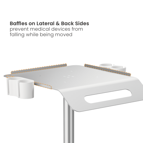 Carro médico ultrasónico