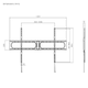 Rack Fijo para TV 37 a 140 Pulg / VESA Max 1200x800 / Carga 125 kg