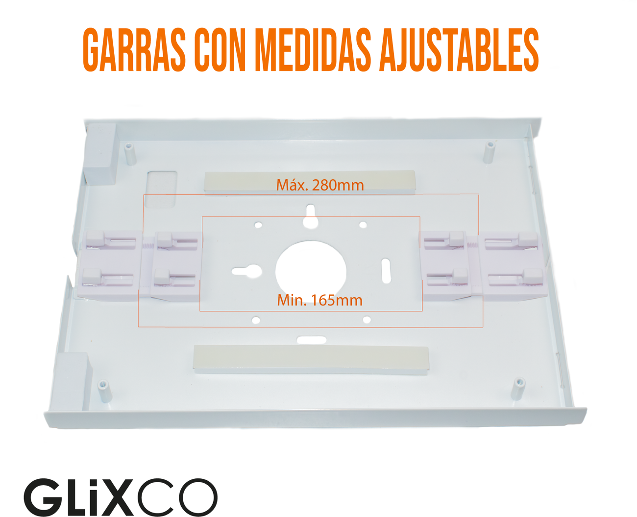 Soporte seguridad Enclosure con Llave para Tablet iPad 9.7 a 11 Pulg