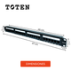 PATCH PANEL DE 24 PUERTOS RJ-45 CAT 6