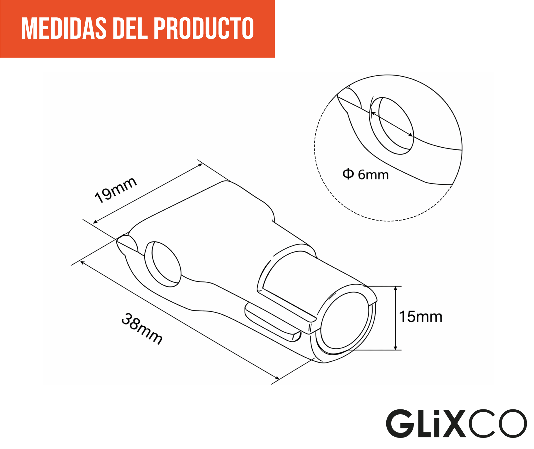 cerradura de gancho antirrobo de exhibición