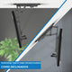 Rack Eléctrico a Control Remoto para TV 32 a 65 Pulg / VESA Max 600x400mm / Carga 35 kg