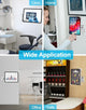 Soporte Tablet Pared Antirrobo, Soporte Tableta de Brazo Articulado Resistente con Candado de Seguridad, para iPad Pro Air Mini, Galaxy, Surface, Tabletas 7-11