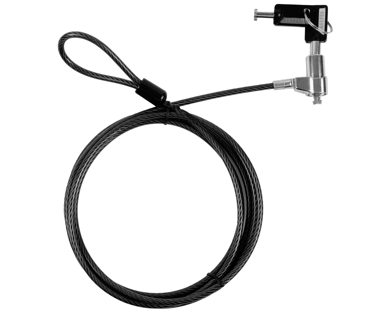 Cable de Seguridad para Laptop con LLave Codificada / 2 Mt / Ranura Standard Kensington