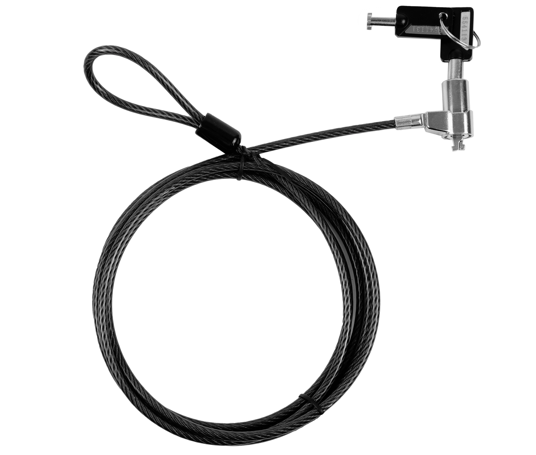 Cable de Seguridad para Laptop con LLave Codificada / 2 Mt / Ranura Nano