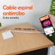 Soporte antirrobo con alarma para exhibición de celulares con etiqueta de precio