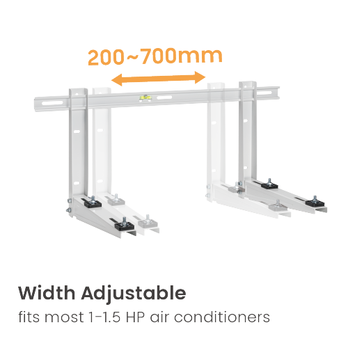 Soporte Pared para Condensador 12k / 18k / 24k BTU / Aire Acondicionado