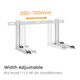 Soporte Pared para Condensador 12k / 18k / 24k BTU / Aire Acondicionado