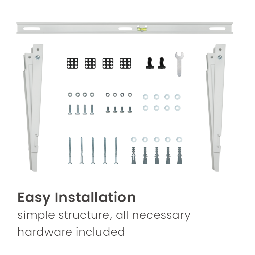 Soporte Pared para Condensador 12k / 18k / 24k BTU / Aire Acondicionado